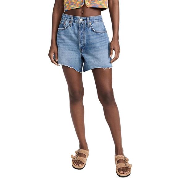 NEW RE/DONE 90s low slung shorts in lago - Picture 5 of 6